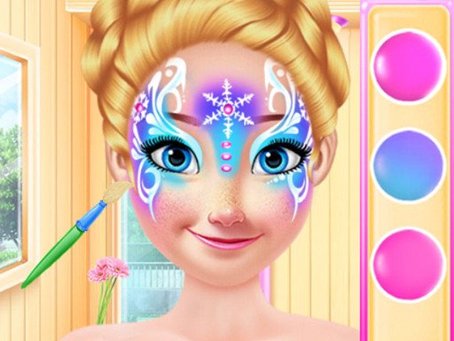 Princess Christmas Face Painting Mission