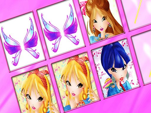 Winx Memory Match Mode Land