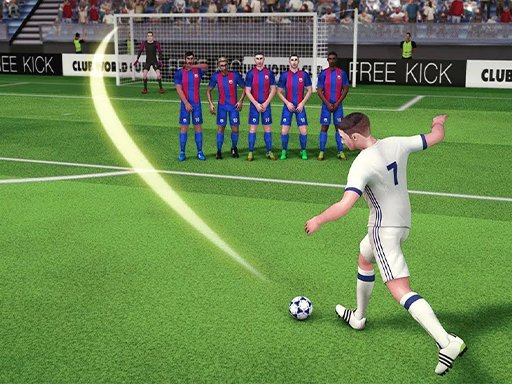 Free Kick Football Run