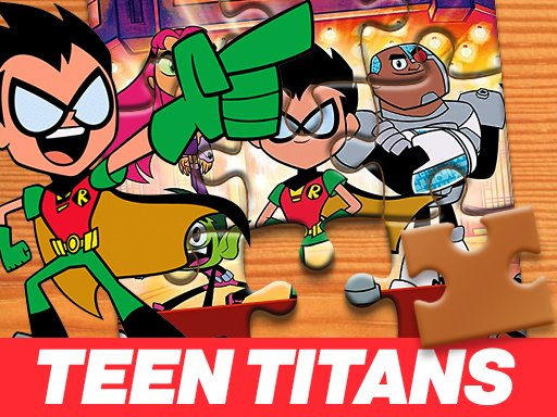 Teen Titans Go Jigsaw Puzzle Run Battle