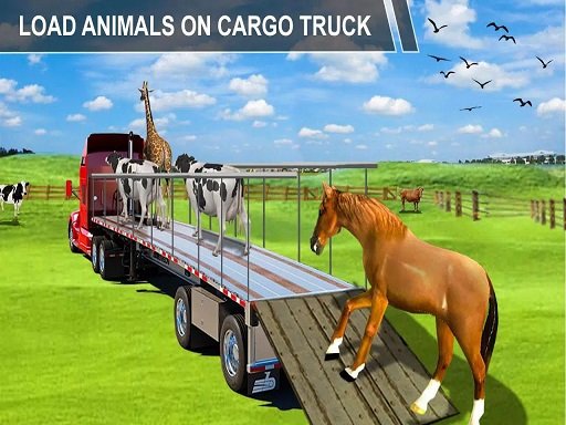 Animal Cargo Transporter Truck Game 3D Escape
