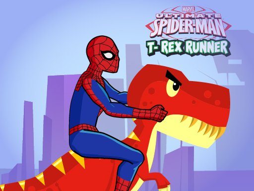 Spiderman TRex Runner Race Fun