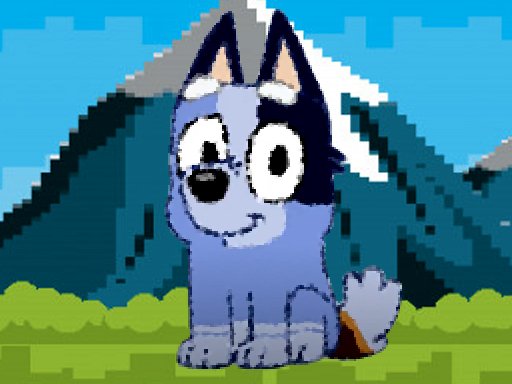 bluey dog pixal Run