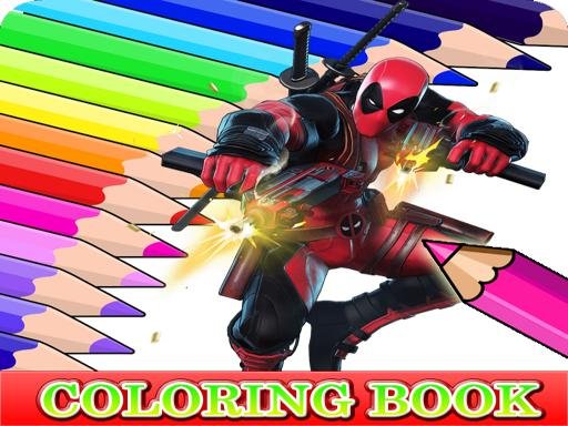 Coloring Book for Deadpool Quest