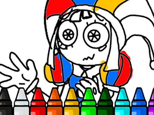 Pomni Coloring Book Mission