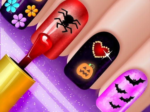Glow Nails Halloween Jump Mode