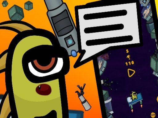 Among Us space crash Island