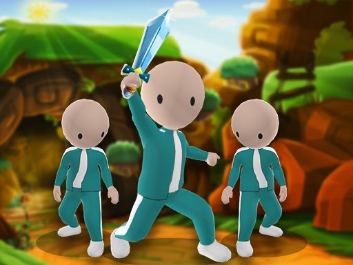 Squid Crowd Pusher Battle