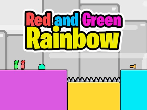 Red and Green Rainbow Challenge Fun