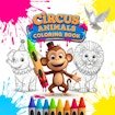 Circus Animals Coloring Book Odyssey