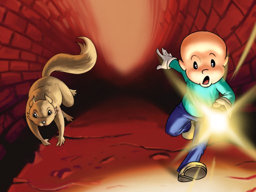 Mike and Munk Land Jump