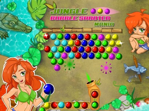 Jungle Bubble Shooter Mania Saga