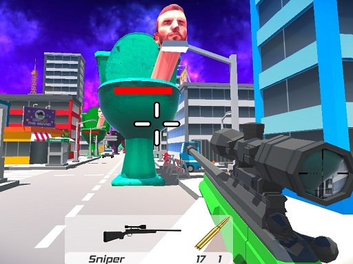 Skibidi Toilet FPS Shooting Survival Mode Run