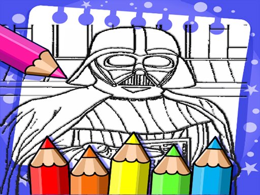 Darth Vader Coloring Book Arena Saga