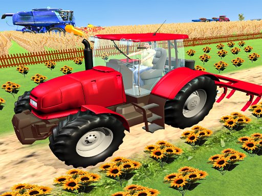 Modern Tractor Farming Simulator Thresher Games Fun