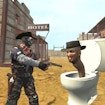 Cowboy vs Skibidi Toilets Challenge Master