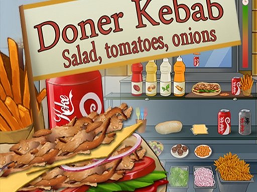 Doner Kebab  Salad Tomatoes Onions Battle Race