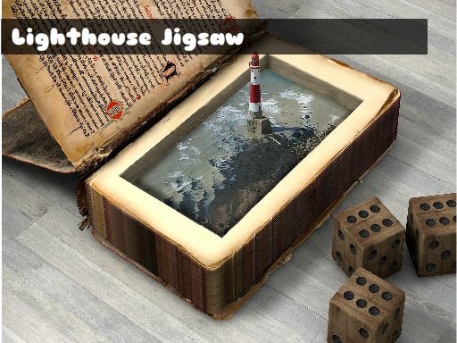 Lighthouse Jigsaw Jump Race
