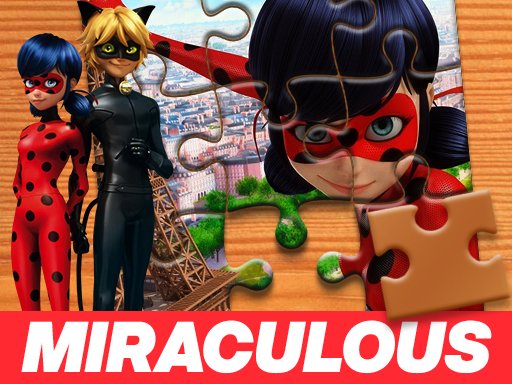 Miraculous Ladybug and Cat Noir Jigsaw Puzzle Land