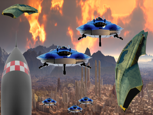 Ufo Mars Jump Island