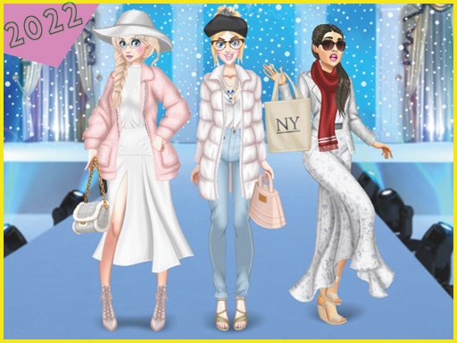 Winter White Outfits Dress Up Game Land Mission