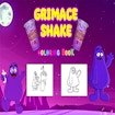 Grimace Shake Coloring Island