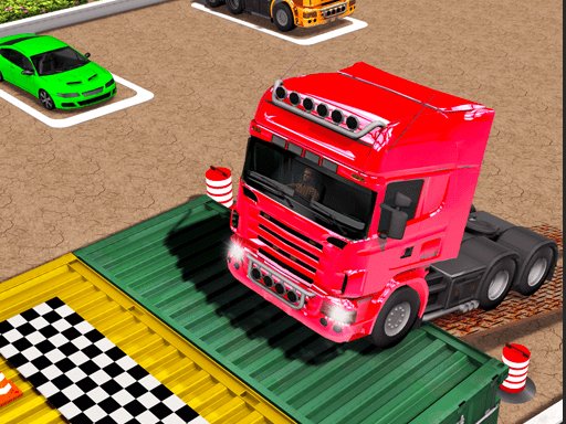 Truck Parking Car Games 3D Jump