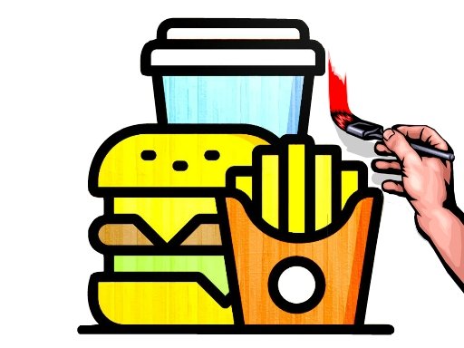 Fast Food Coloring Book Quest Run