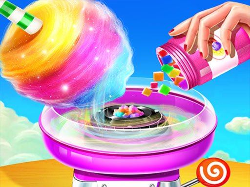 Sweet Cotton Candy Shop Candy Cooking Maker Game Land Mission