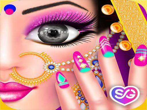 Gopi Doll  Fashion Nail Art Salon Battle