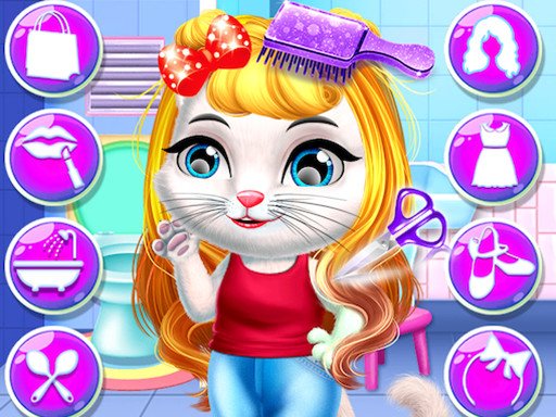 Chic Baby Kitty Hair Salon Mission Battle