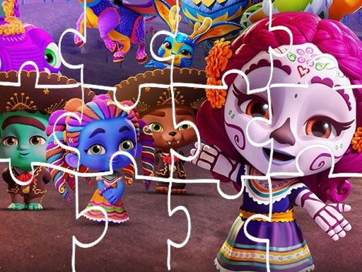 Super Monster Halloween Jigsaw Game Quest Challenge