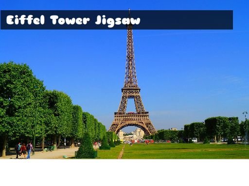 Eiffel Tower Jigsaw Mode