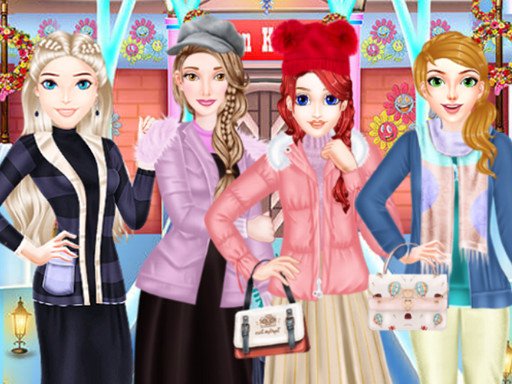 Winter Fashion Dress Up Jump Battle