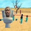 Skibidi Toilet Squid Game Red Light Battle
