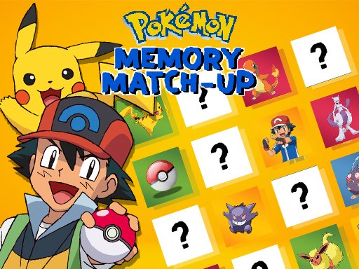 Pokemon Memory Match Up Quest World