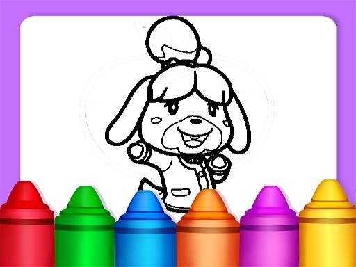 Animal Crossing Coloring Pages Run Challenge