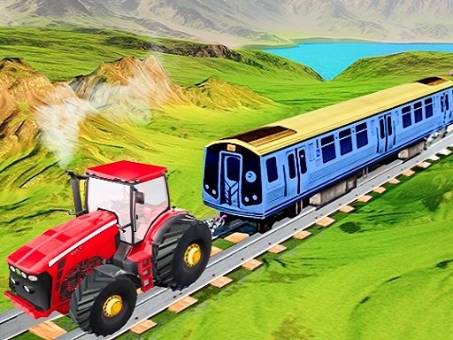Chain Tractor Train Towing Game 3D Adventure Challenge