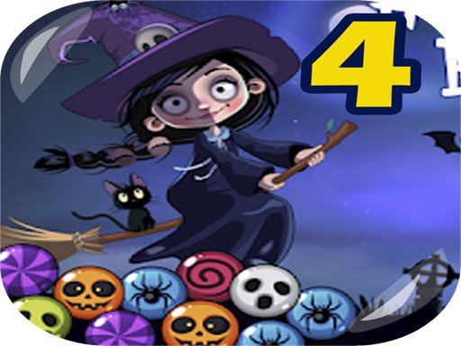 Bubble Shooter Funny Halloween Paper Fold Escape Island