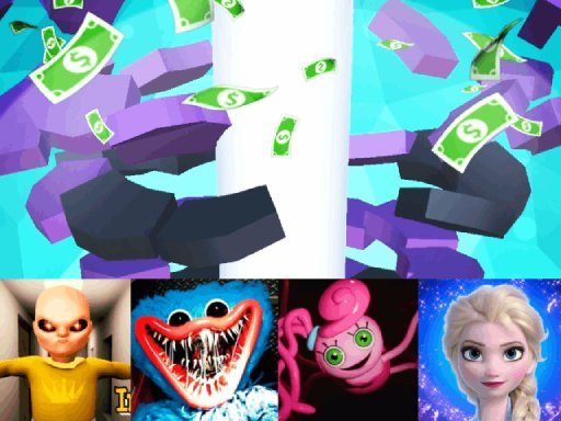 Stack Huggy Wuggy Ball Challenge Adventure