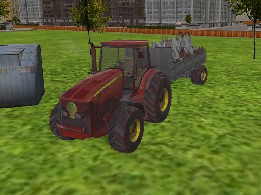 3D city tractor garbage sim Fun World