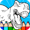Coloring Dinosaurs for Kids Race