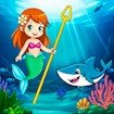 Princess vs Shark Rush Run