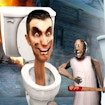 Granny Kill Skibidi Toilet Behind Fun Saga