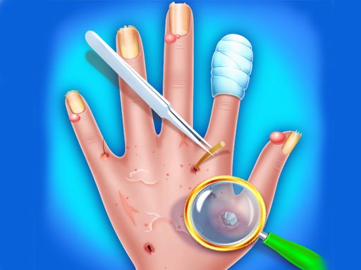 Hand Skin Doctor  Hospital Game Island Saga