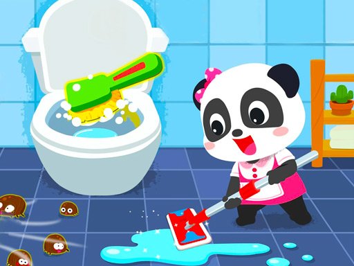 Baby Panda House Cleaning Dash