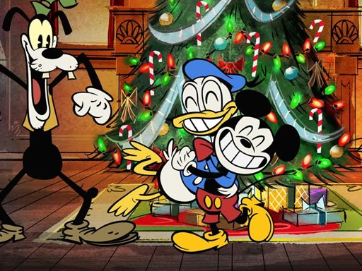 Preparing Mickey For Christmas Match 3 Arena