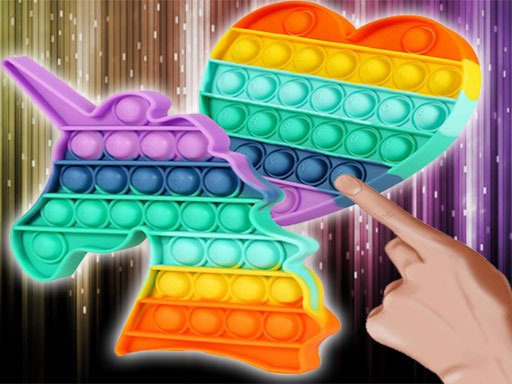 Pop It Fidget  Anti Stress Run Mission