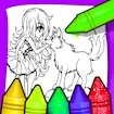 Anime Wolf Girl Coloring Pages World Master