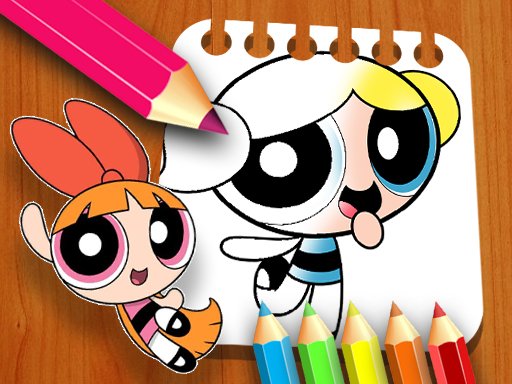 The Powerpuff Girls Coloring Book Run Dash